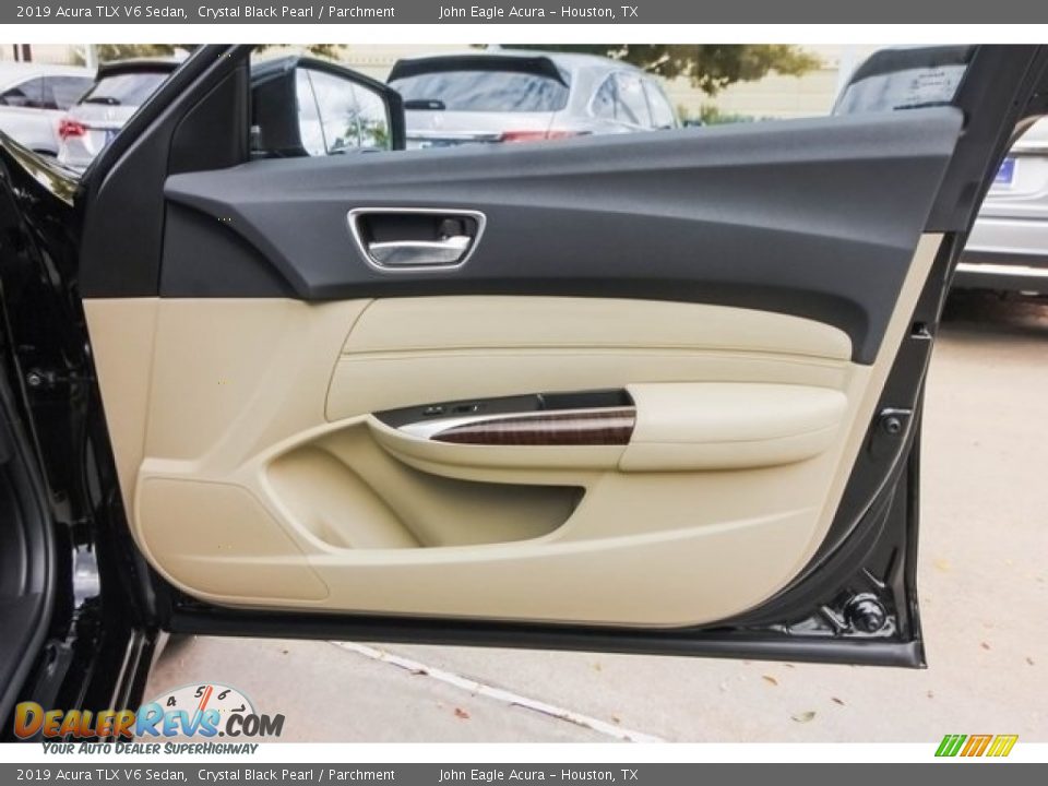 2019 Acura TLX V6 Sedan Crystal Black Pearl / Parchment Photo #22