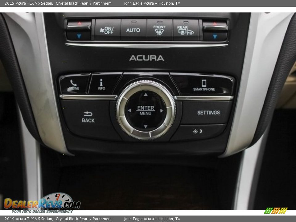 2019 Acura TLX V6 Sedan Crystal Black Pearl / Parchment Photo #29