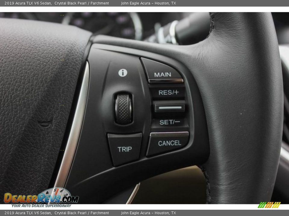 2019 Acura TLX V6 Sedan Crystal Black Pearl / Parchment Photo #36