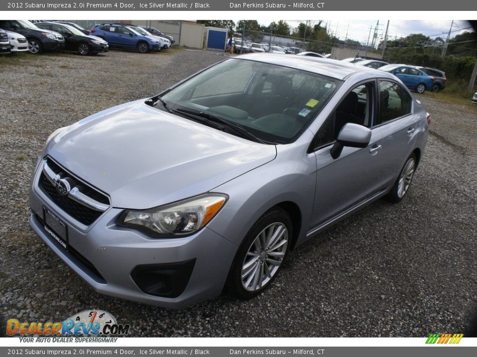 2012 Subaru Impreza 2.0i Premium 4 Door Ice Silver Metallic / Black Photo #3