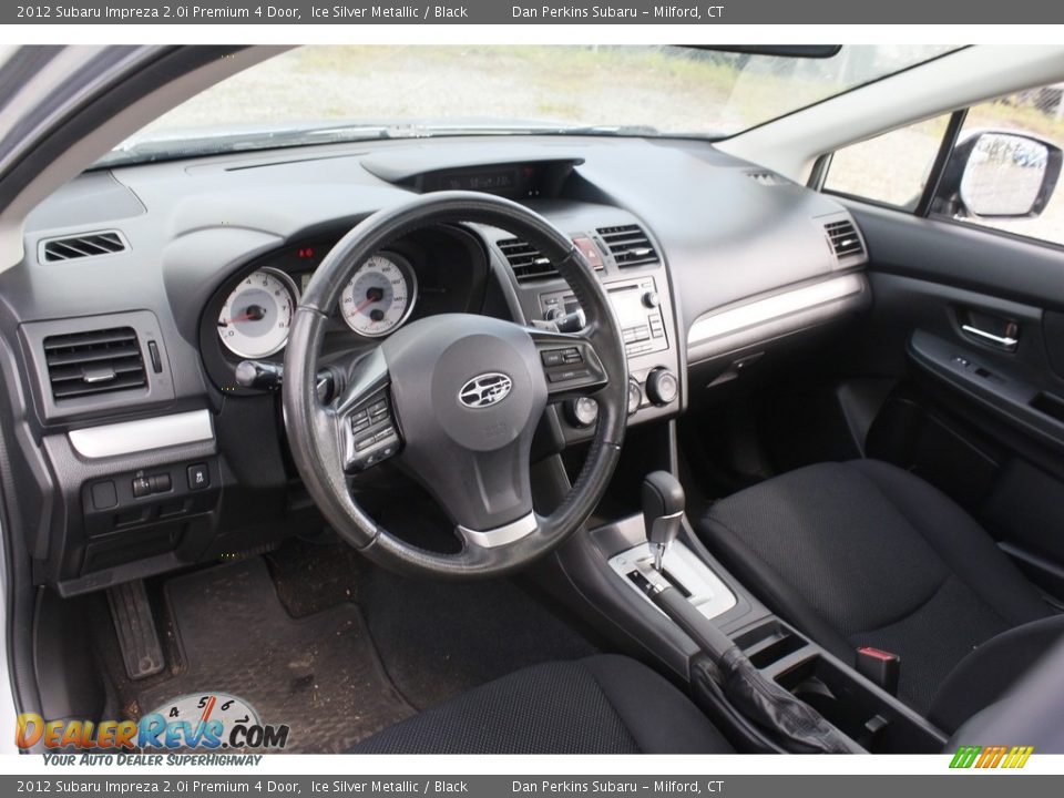 2012 Subaru Impreza 2.0i Premium 4 Door Ice Silver Metallic / Black Photo #4