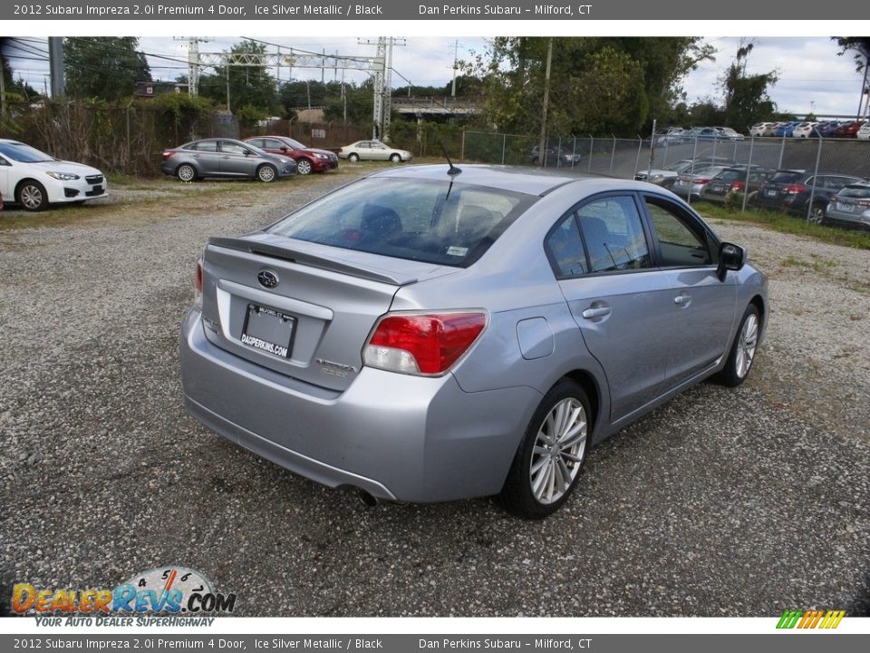 2012 Subaru Impreza 2.0i Premium 4 Door Ice Silver Metallic / Black Photo #6