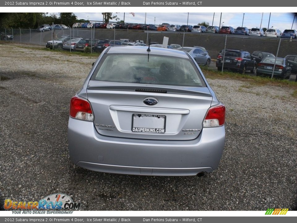 2012 Subaru Impreza 2.0i Premium 4 Door Ice Silver Metallic / Black Photo #7