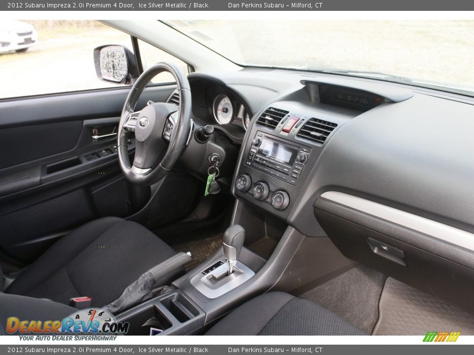 2012 Subaru Impreza 2.0i Premium 4 Door Ice Silver Metallic / Black Photo #9