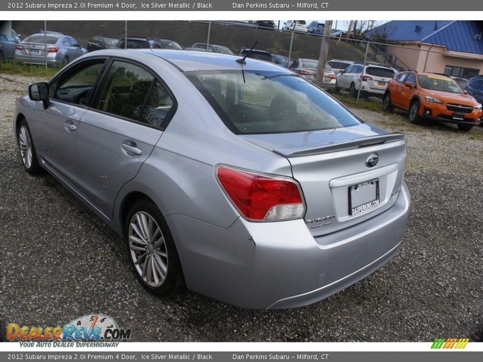 2012 Subaru Impreza 2.0i Premium 4 Door Ice Silver Metallic / Black Photo #10