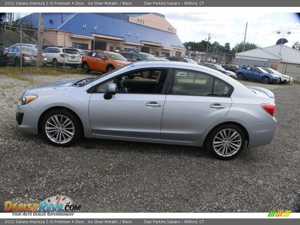 2012 Subaru Impreza 2.0i Premium 4 Door Ice Silver Metallic / Black Photo #11
