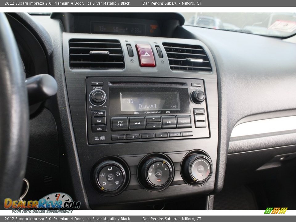 2012 Subaru Impreza 2.0i Premium 4 Door Ice Silver Metallic / Black Photo #13