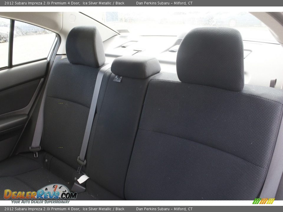 2012 Subaru Impreza 2.0i Premium 4 Door Ice Silver Metallic / Black Photo #15