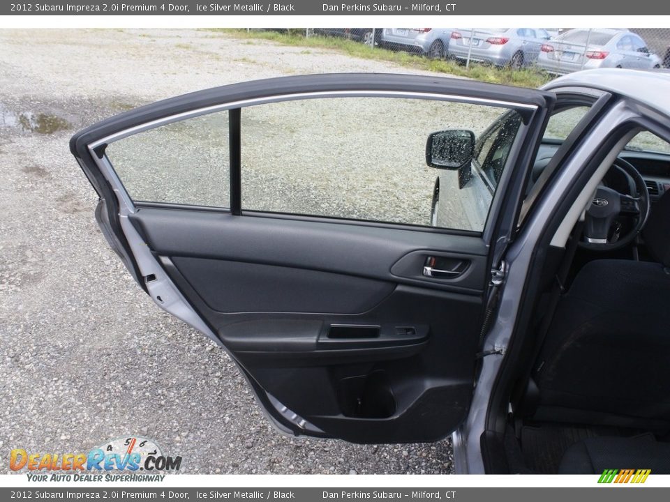 2012 Subaru Impreza 2.0i Premium 4 Door Ice Silver Metallic / Black Photo #17