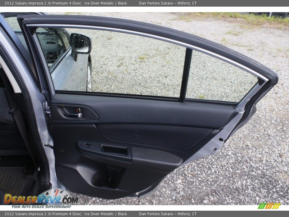 2012 Subaru Impreza 2.0i Premium 4 Door Ice Silver Metallic / Black Photo #18