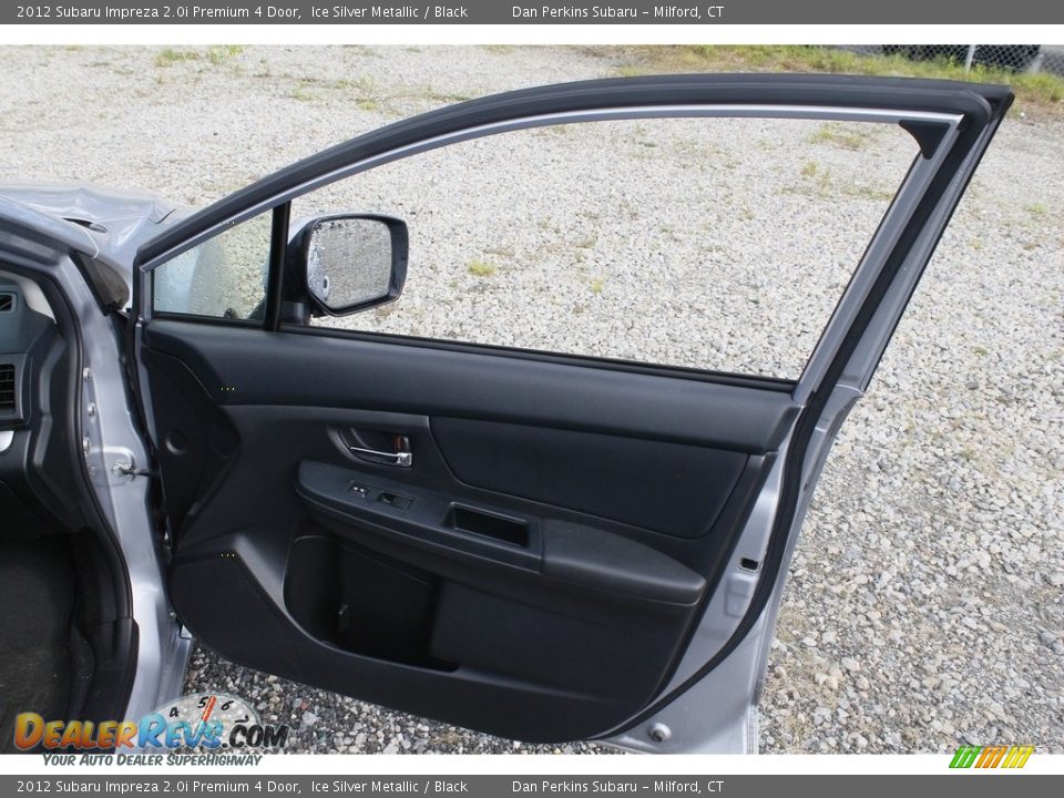 2012 Subaru Impreza 2.0i Premium 4 Door Ice Silver Metallic / Black Photo #19