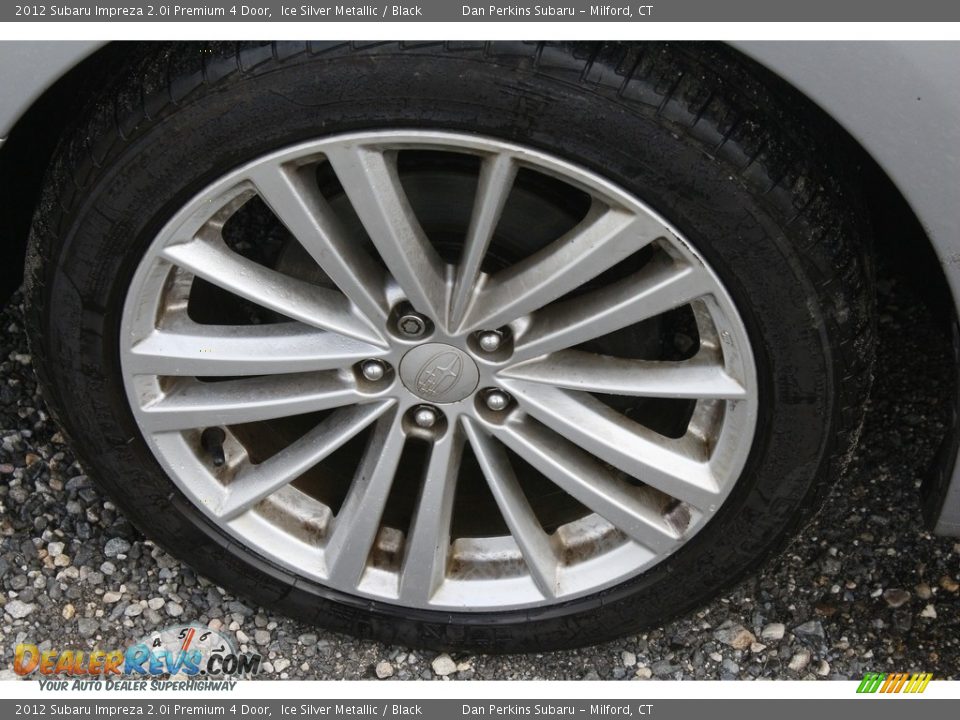 2012 Subaru Impreza 2.0i Premium 4 Door Ice Silver Metallic / Black Photo #20