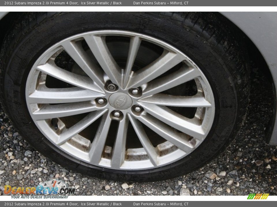 2012 Subaru Impreza 2.0i Premium 4 Door Ice Silver Metallic / Black Photo #21