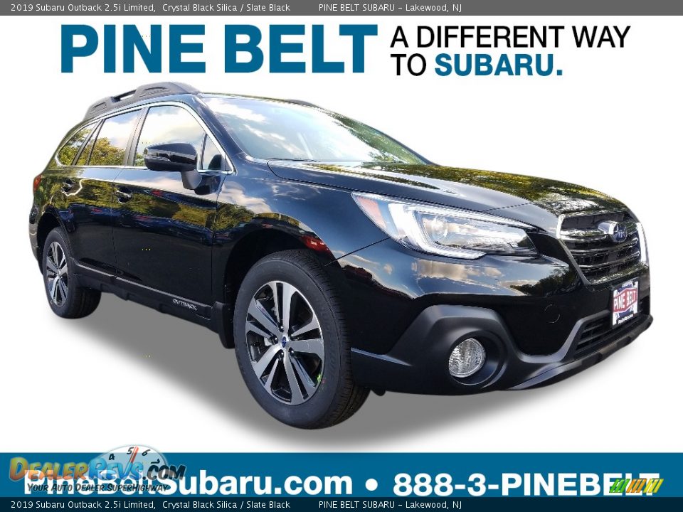 2019 Subaru Outback 2.5i Limited Crystal Black Silica / Slate Black Photo #1