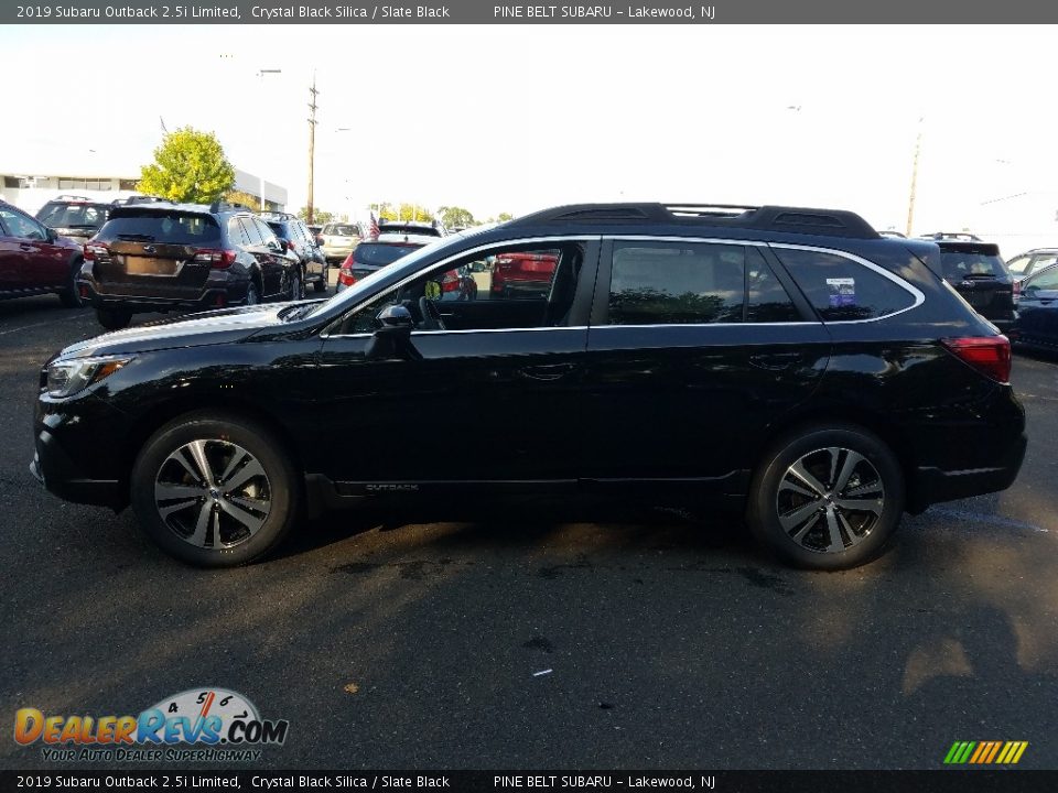 2019 Subaru Outback 2.5i Limited Crystal Black Silica / Slate Black Photo #3