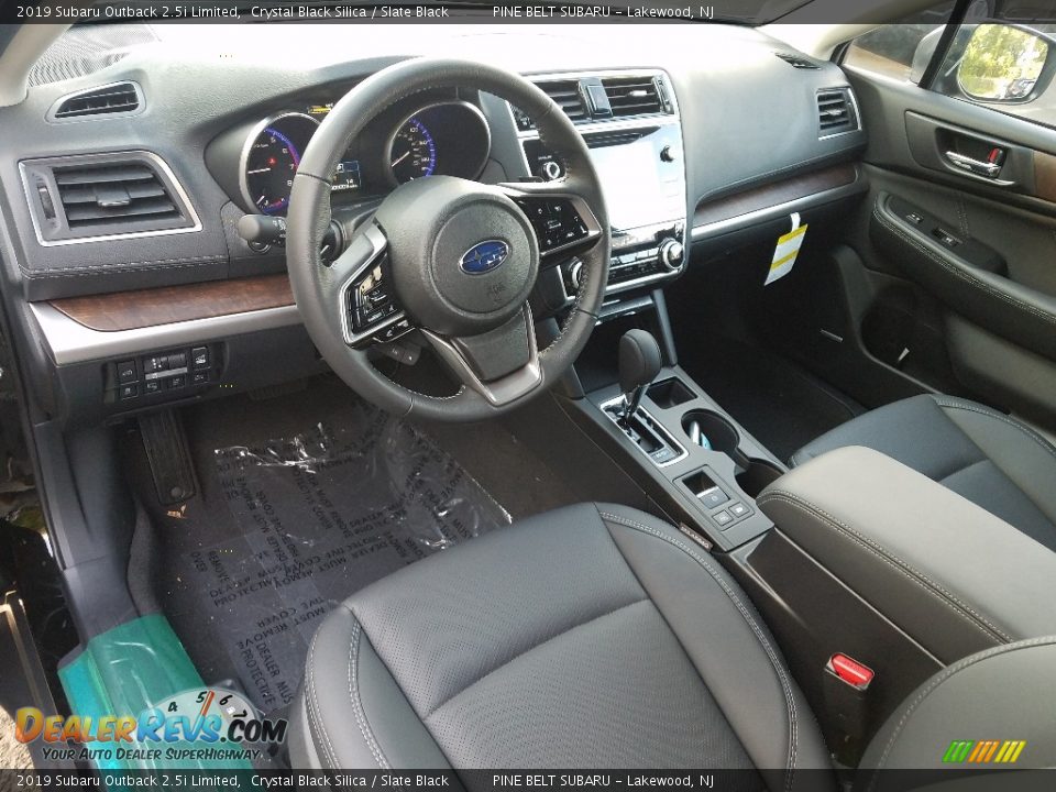 Slate Black Interior - 2019 Subaru Outback 2.5i Limited Photo #7