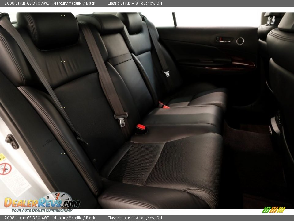 2008 Lexus GS 350 AWD Mercury Metallic / Black Photo #19