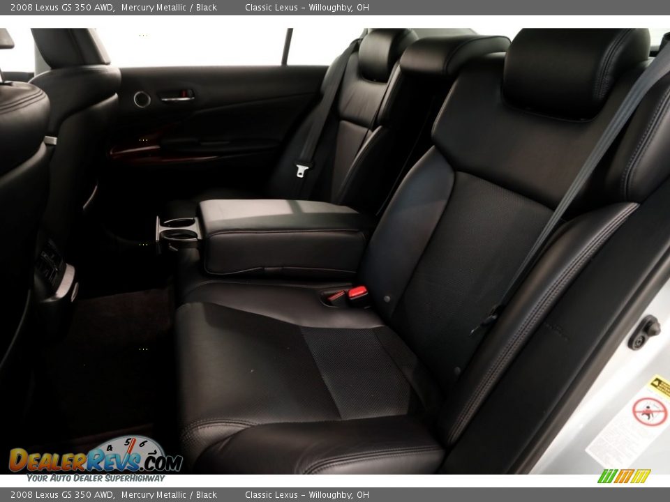 2008 Lexus GS 350 AWD Mercury Metallic / Black Photo #21