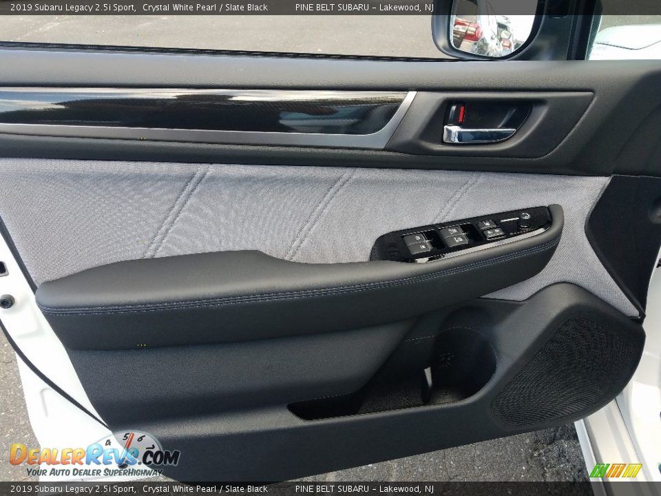 2019 Subaru Legacy 2.5i Sport Crystal White Pearl / Slate Black Photo #6