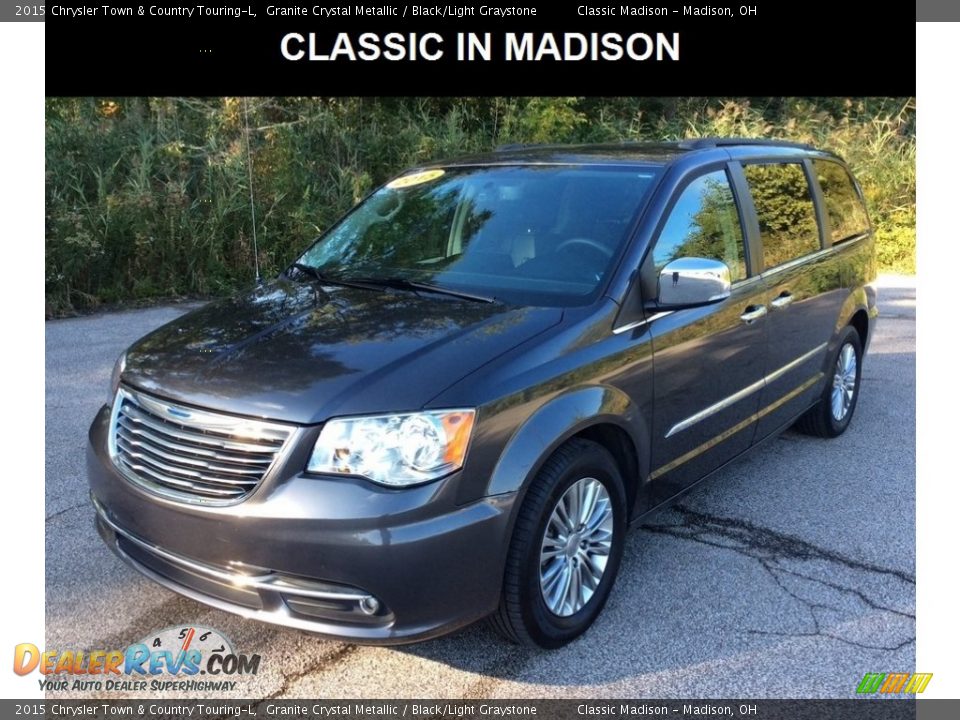 2015 Chrysler Town & Country Touring-L Granite Crystal Metallic / Black/Light Graystone Photo #1