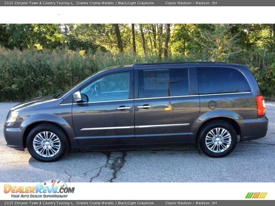 2015 Chrysler Town & Country Touring-L Granite Crystal Metallic / Black/Light Graystone Photo #3