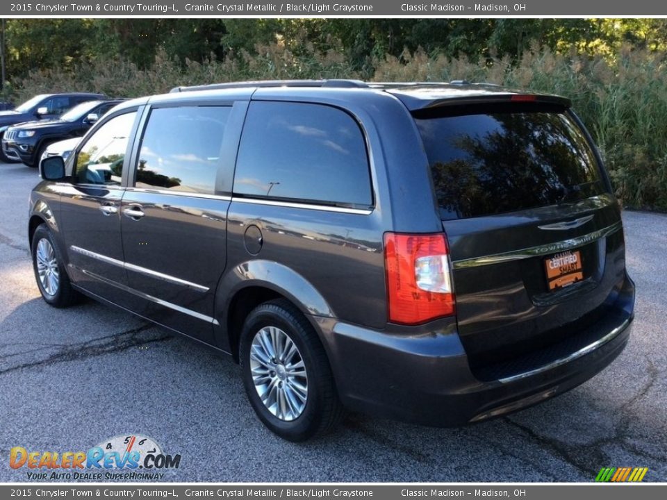 2015 Chrysler Town & Country Touring-L Granite Crystal Metallic / Black/Light Graystone Photo #4