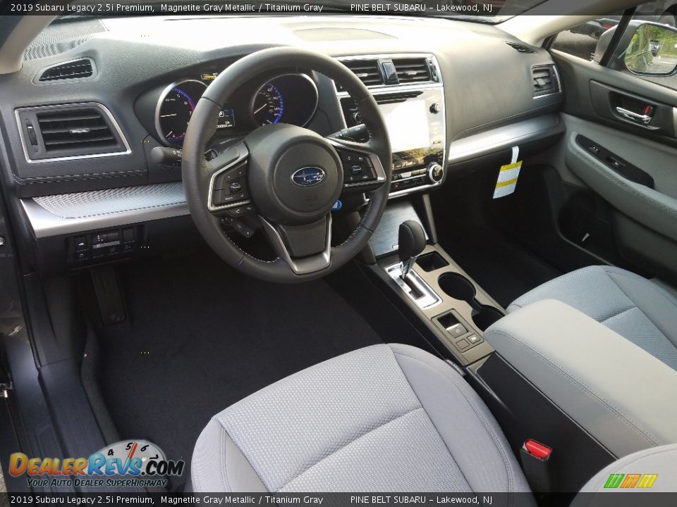 Titanium Gray Interior - 2019 Subaru Legacy 2.5i Premium Photo #7