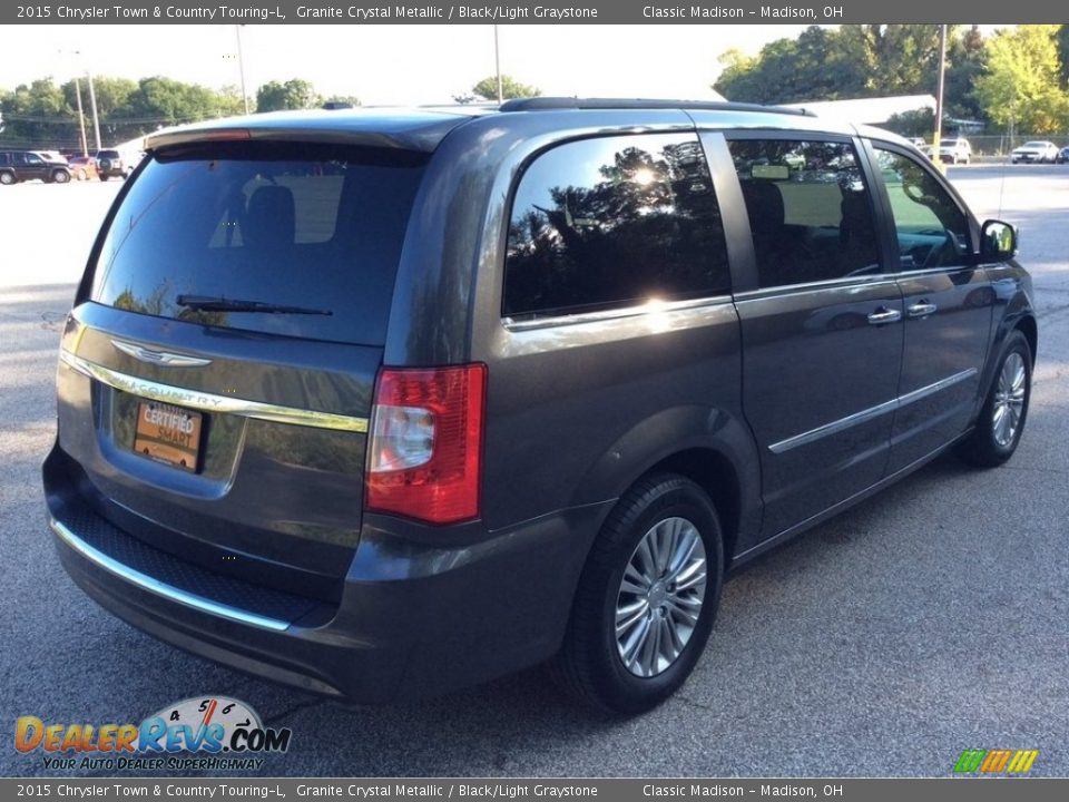 2015 Chrysler Town & Country Touring-L Granite Crystal Metallic / Black/Light Graystone Photo #6