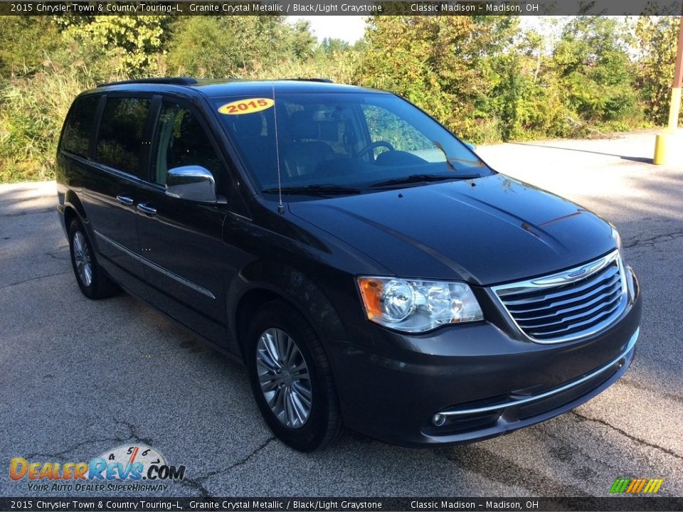 2015 Chrysler Town & Country Touring-L Granite Crystal Metallic / Black/Light Graystone Photo #8