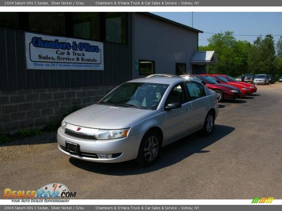 2004 Saturn ION 3 Sedan Silver Nickel / Grey Photo #1