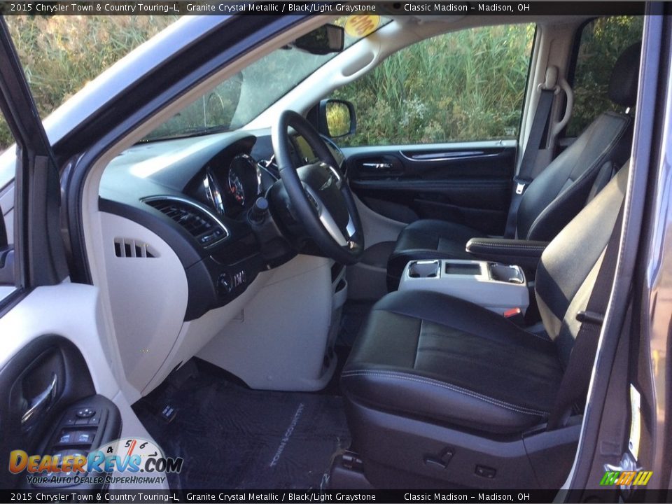 2015 Chrysler Town & Country Touring-L Granite Crystal Metallic / Black/Light Graystone Photo #14