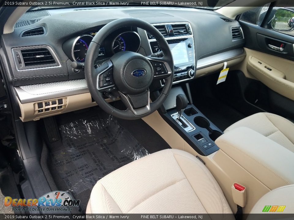 Warm Ivory Interior - 2019 Subaru Outback 2.5i Premium Photo #7