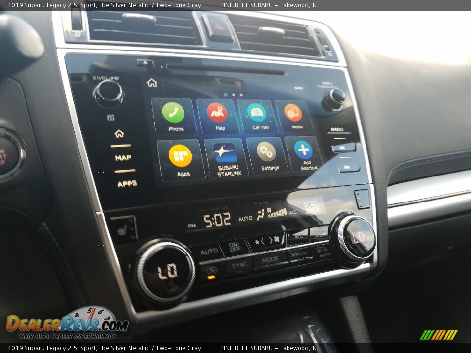 Controls of 2019 Subaru Legacy 2.5i Sport Photo #10
