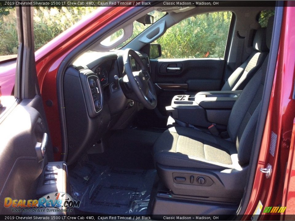 2019 Chevrolet Silverado 1500 LT Crew Cab 4WD Cajun Red Tintcoat / Jet Black Photo #10
