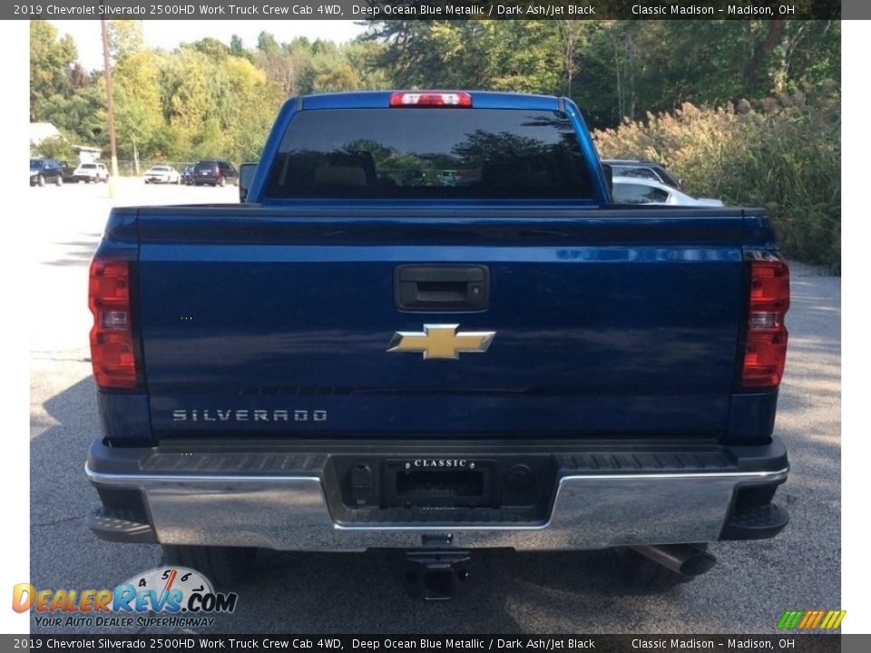 2019 Chevrolet Silverado 2500HD Work Truck Crew Cab 4WD Deep Ocean Blue Metallic / Dark Ash/Jet Black Photo #5
