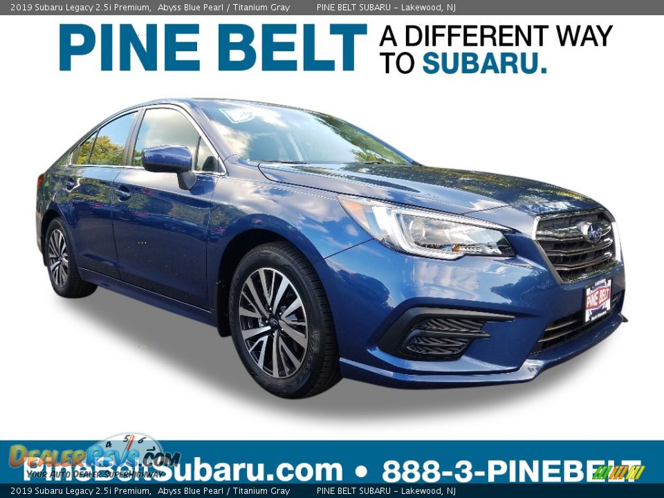 2019 Subaru Legacy 2.5i Premium Abyss Blue Pearl / Titanium Gray Photo #1
