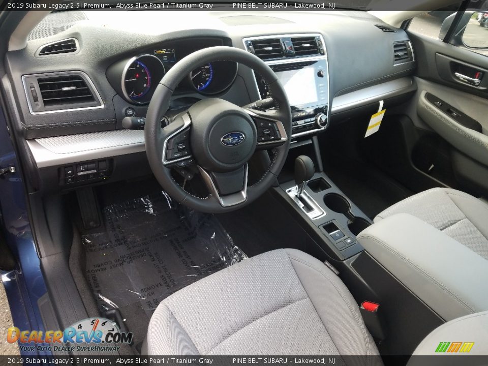 Titanium Gray Interior - 2019 Subaru Legacy 2.5i Premium Photo #7