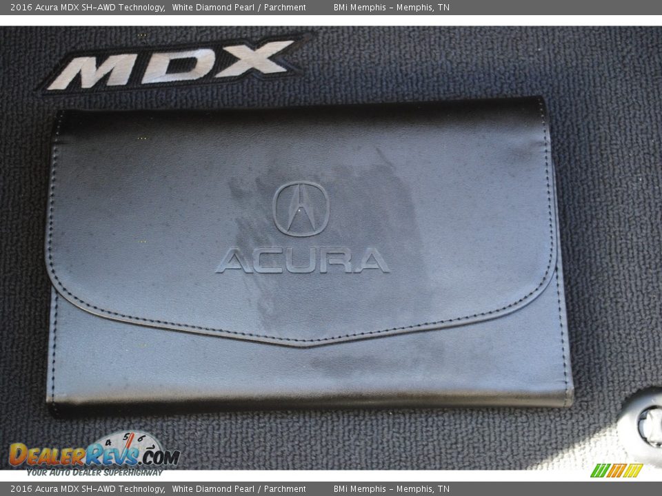 2016 Acura MDX SH-AWD Technology White Diamond Pearl / Parchment Photo #34