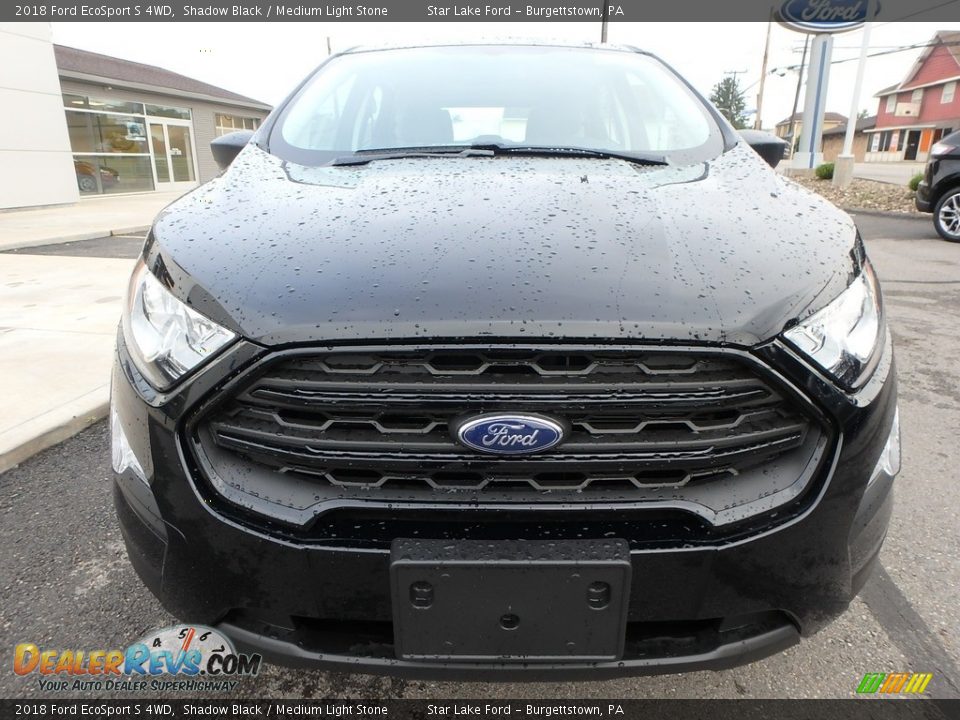 2018 Ford EcoSport S 4WD Shadow Black / Medium Light Stone Photo #2
