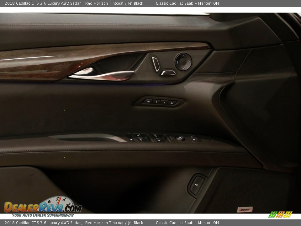 2018 Cadillac CT6 3.6 Luxury AWD Sedan Red Horizon Tintcoat / Jet Black Photo #5
