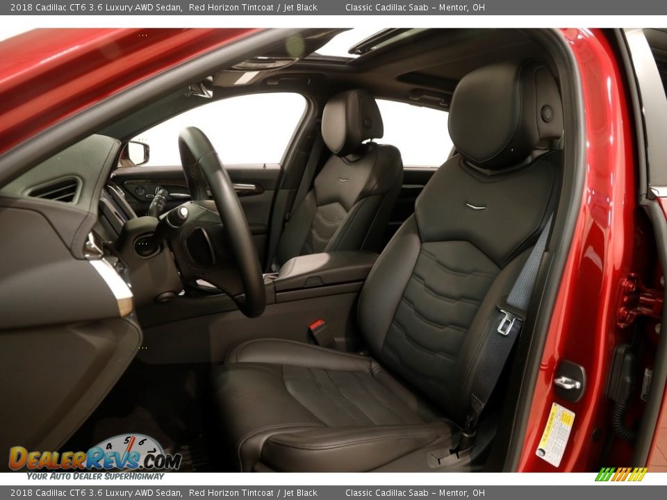 2018 Cadillac CT6 3.6 Luxury AWD Sedan Red Horizon Tintcoat / Jet Black Photo #6