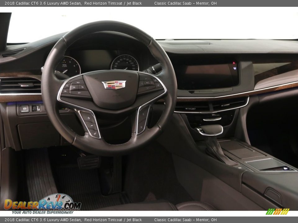 2018 Cadillac CT6 3.6 Luxury AWD Sedan Red Horizon Tintcoat / Jet Black Photo #7