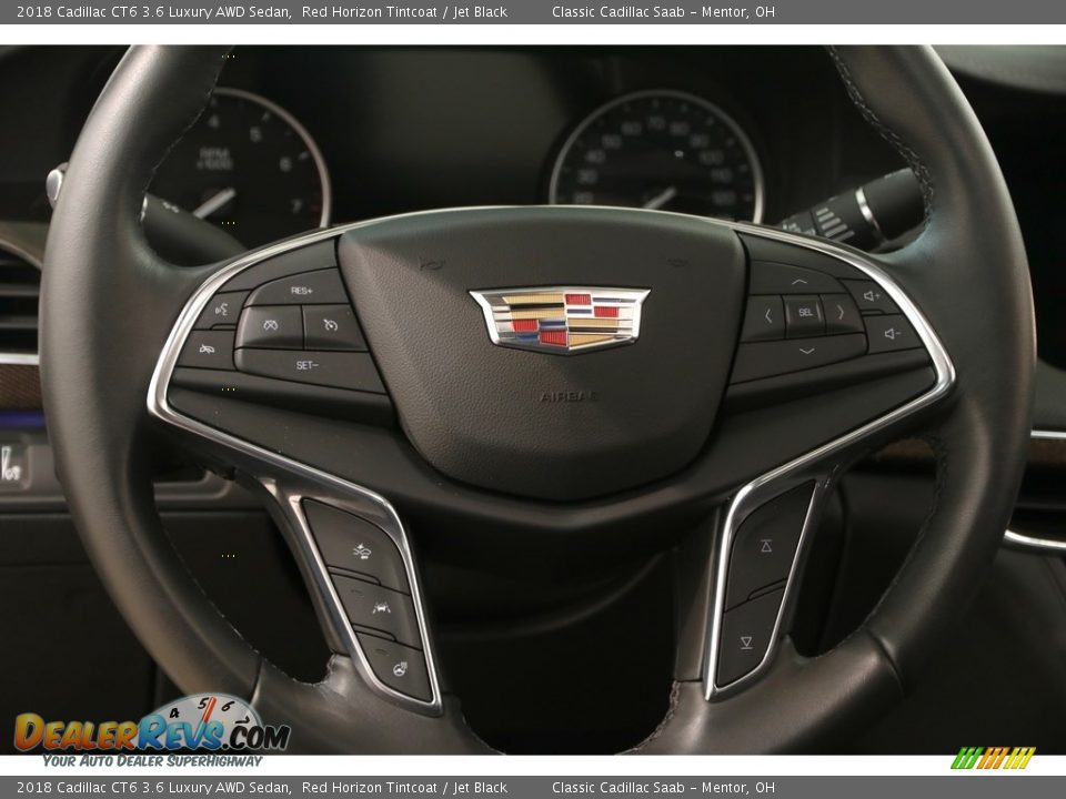2018 Cadillac CT6 3.6 Luxury AWD Sedan Red Horizon Tintcoat / Jet Black Photo #8