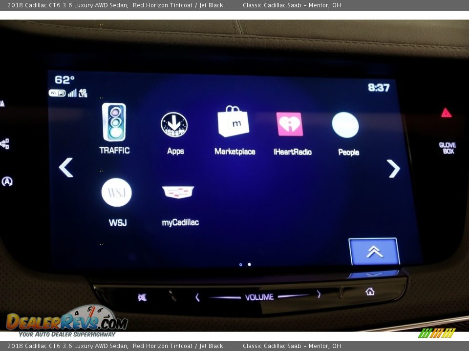 2018 Cadillac CT6 3.6 Luxury AWD Sedan Red Horizon Tintcoat / Jet Black Photo #12