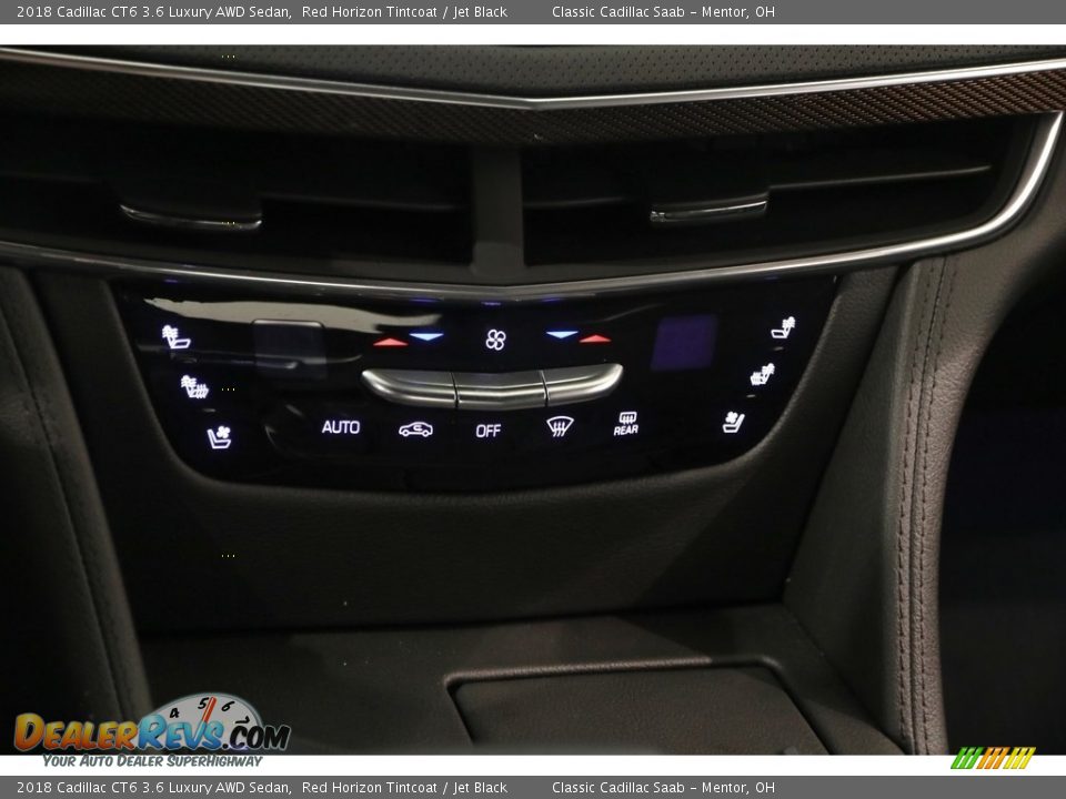 2018 Cadillac CT6 3.6 Luxury AWD Sedan Red Horizon Tintcoat / Jet Black Photo #16