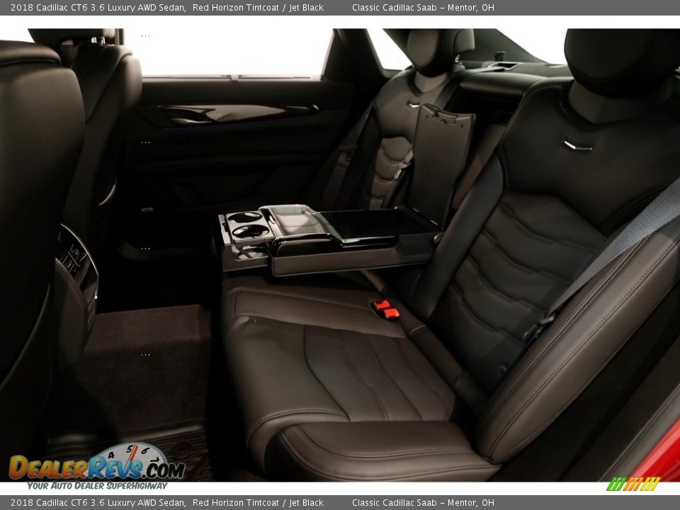 2018 Cadillac CT6 3.6 Luxury AWD Sedan Red Horizon Tintcoat / Jet Black Photo #22