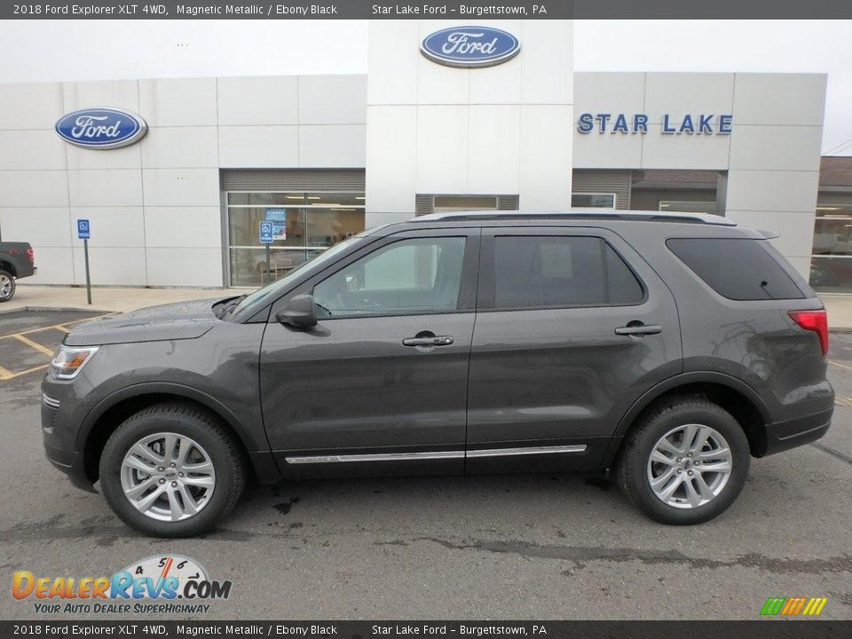2018 Ford Explorer XLT 4WD Magnetic Metallic / Ebony Black Photo #1