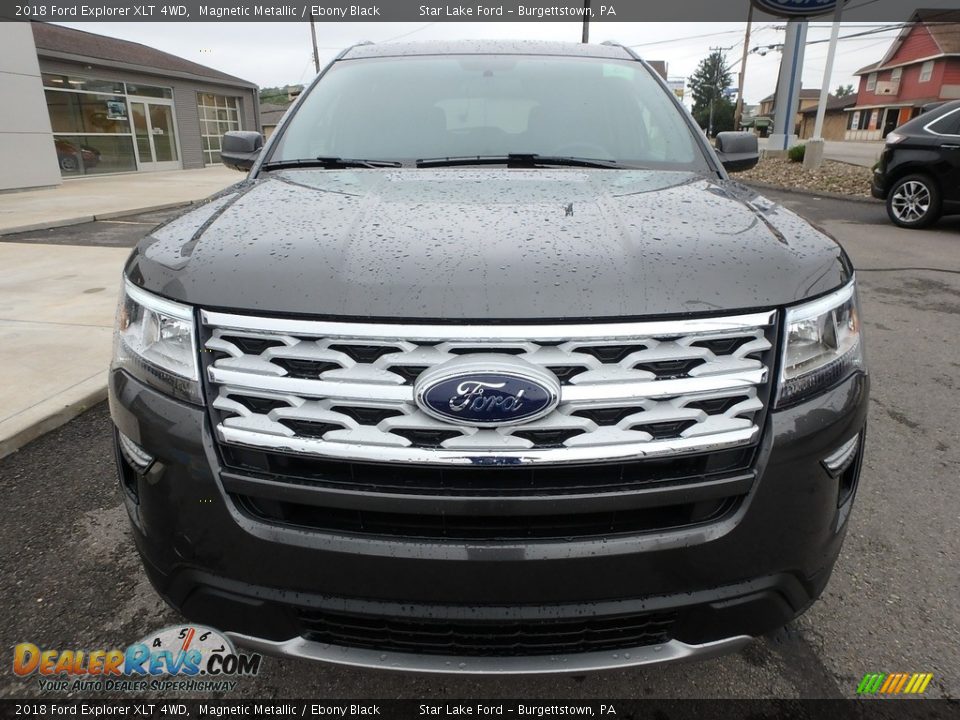 2018 Ford Explorer XLT 4WD Magnetic Metallic / Ebony Black Photo #2