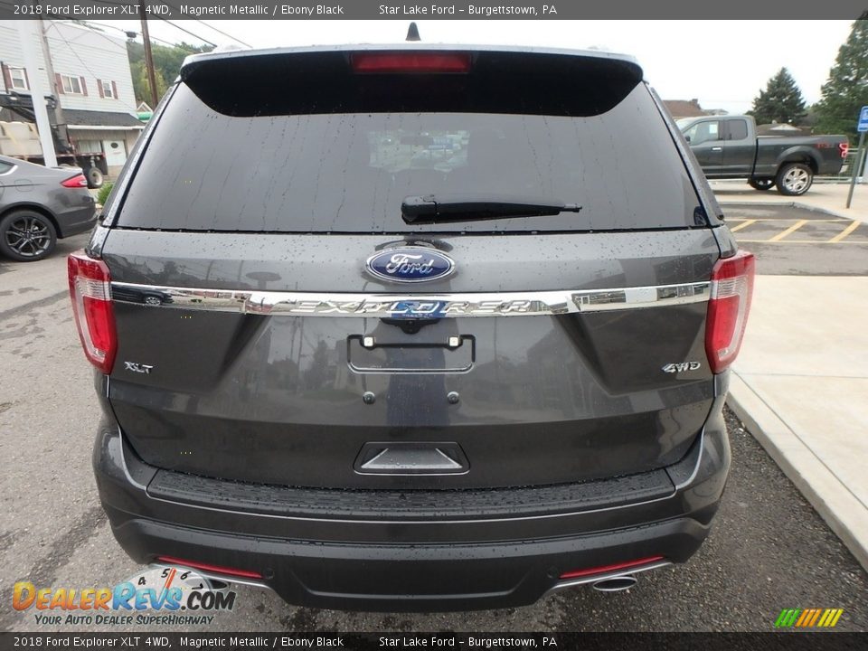 2018 Ford Explorer XLT 4WD Magnetic Metallic / Ebony Black Photo #6