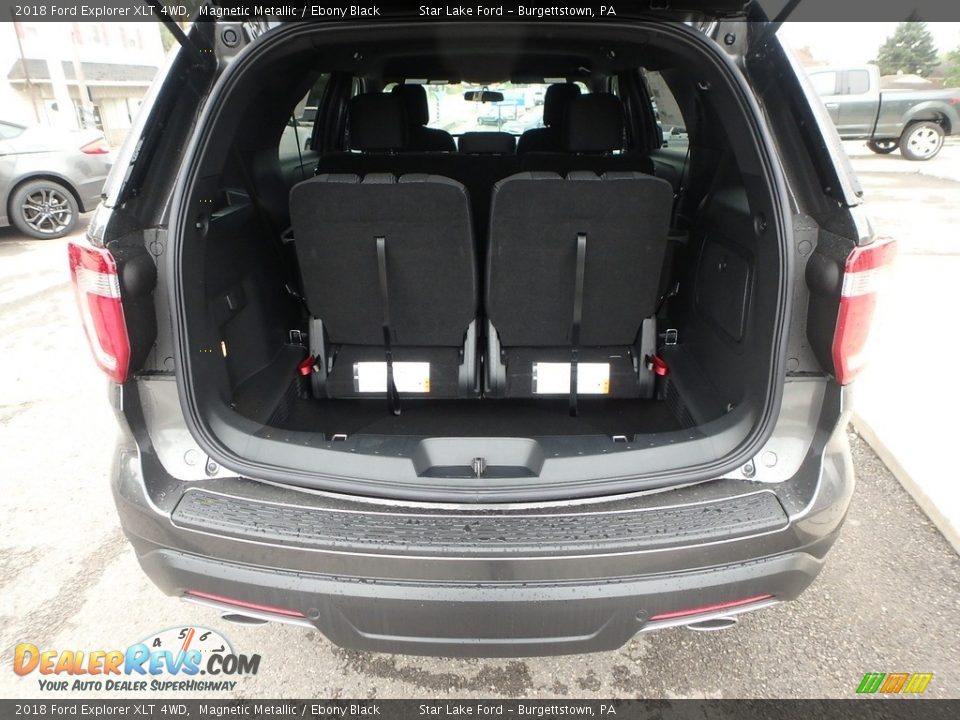 2018 Ford Explorer XLT 4WD Magnetic Metallic / Ebony Black Photo #7